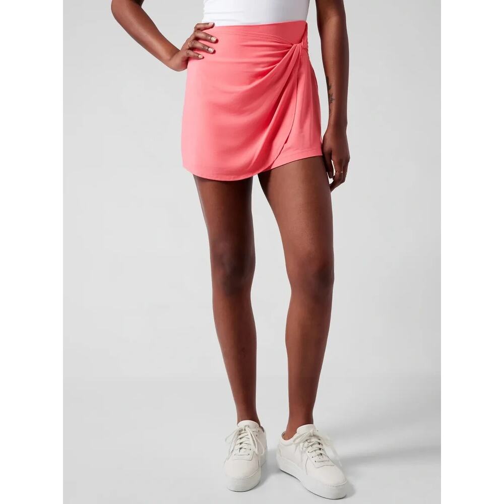 Athleta Vibrant Pink and Orange Mini Skirt